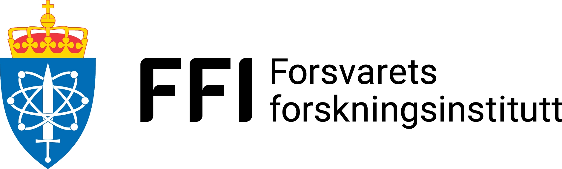 FFI logo venstrestilt NO nettside sort
