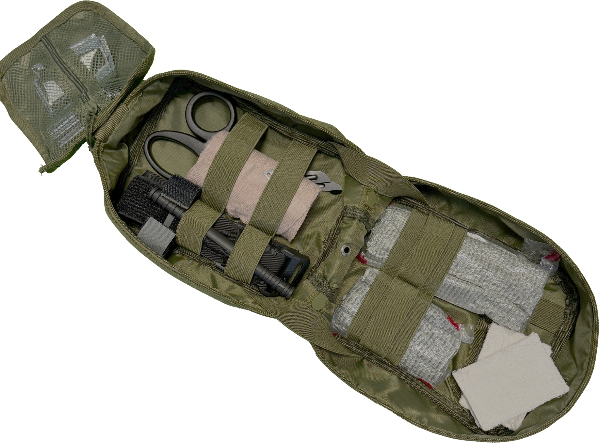 German Army IFAK Pouch – 3x Gauze, NATO Style, Military First Aid Kit, TCCC
